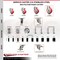 Service Caster 5 Inch 316SS Red Poly Swivel 1 Inch Expanding Stem Caster Lock Brake SCC SCC-SS316TTLEX20S514-PPUB-RED-1 - alternate 2